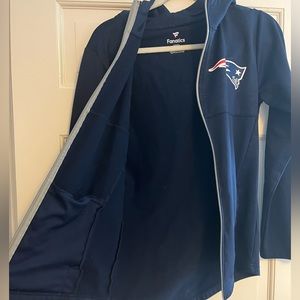New England Patriots zip up sweatshirt